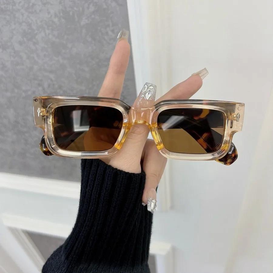 

Fashion Square Sunglasses Women Men Brand Designer Trendy Sun Glasses Female Outdoor Beautiful Travel other