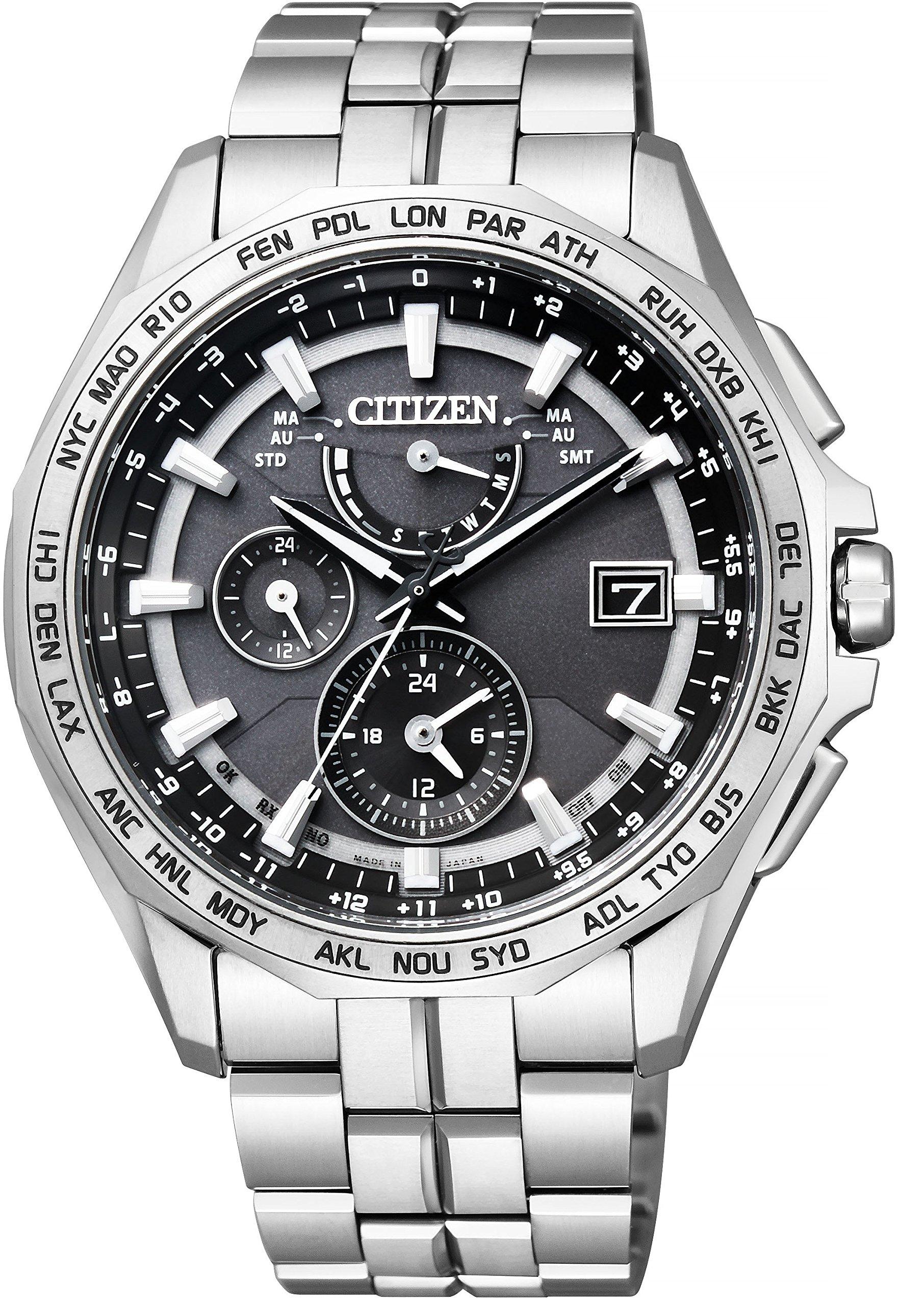

[Citizen] Attesa AT9091-51H ATTESA Eco-Drive Radio-Controlled Watch with Radio Reception in Japan, China, the US and Europe, Limited Edition, Men s