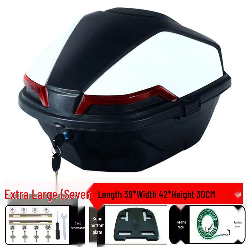 Universal Electric Vehicle Trunk & Storage Box for Motorcycles and Scooters