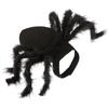 Spider Pet Costume Adorable Halloween Outfit for Small Dogs Cats Polyester Black Size S M Quick Fastening Tape Party Photograph Daily Wear