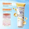 Collagen Sunscreen Waterproof SPF 50+UV Sun Cream Facial & Body Sunblock Skin Protective Cream Anti Sun Facial Seaside Protection Cream