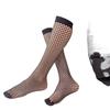 Black Mid-Calf Fishnet Socks - Sexy Spring & Summer Celebrity Style