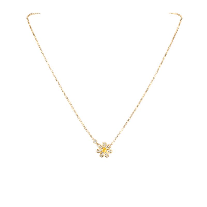 LOLA ROSE Daisy Three-Flower Necklace