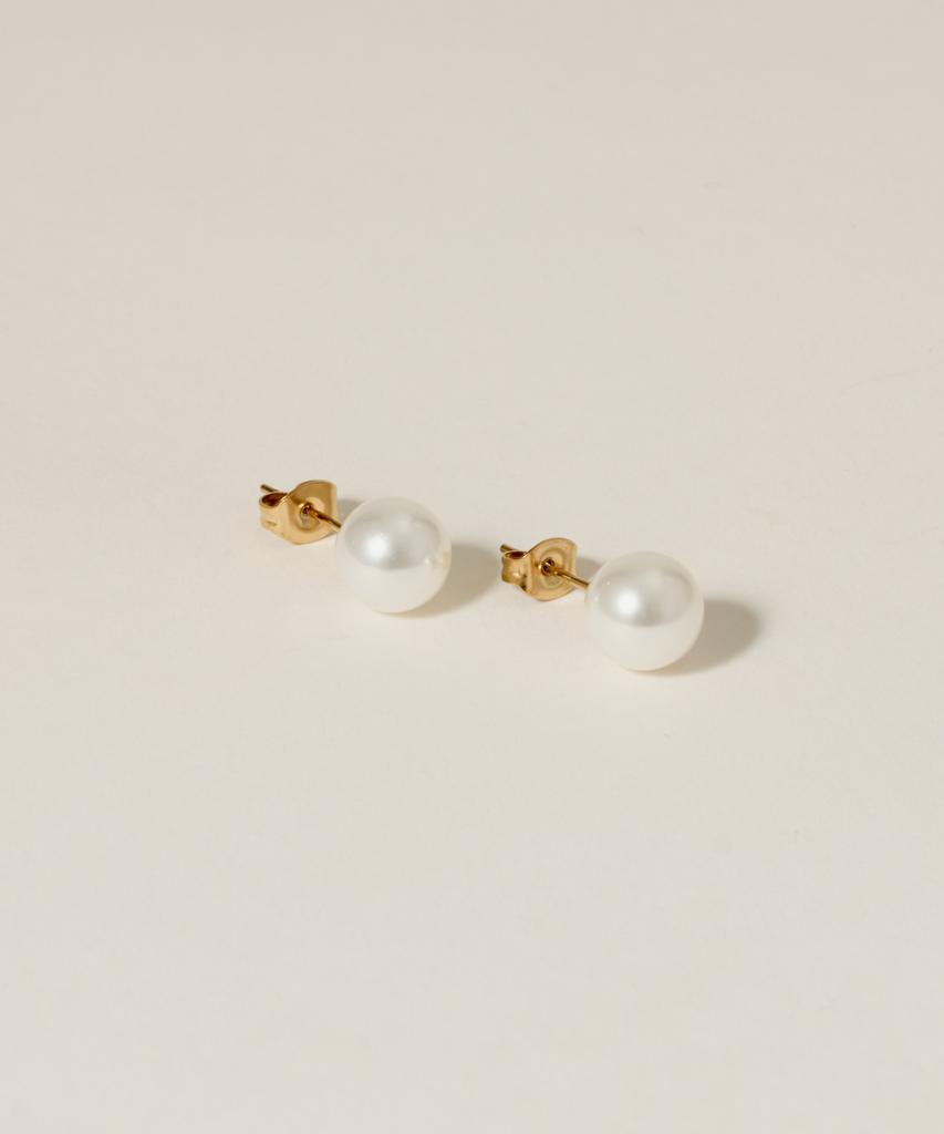 Novice Tokyo Pearl Stud Pierce [Stainless] / Gold