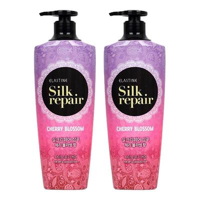 Silk Repair Cherry Blossom Shampoo 550ml X 2