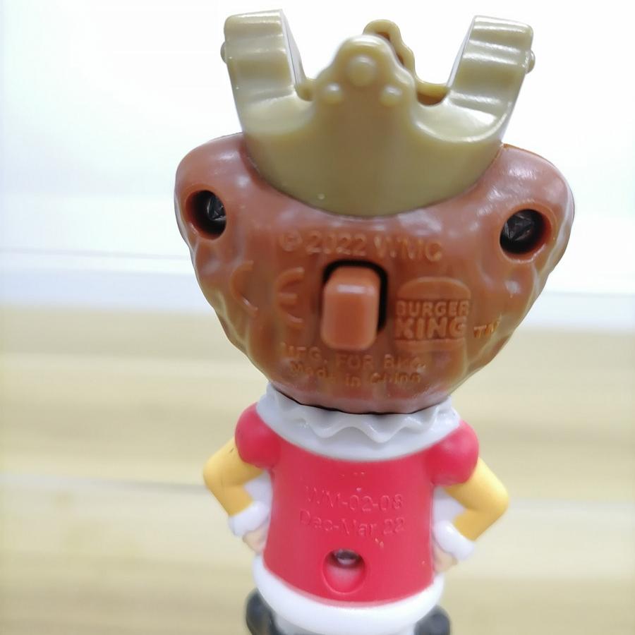 Original Burger King Jungen Mädchen Geschenke Kleine Figur Mund Augen Bewegliches Modell Spielzeug Kinder Spielhaus Puppen