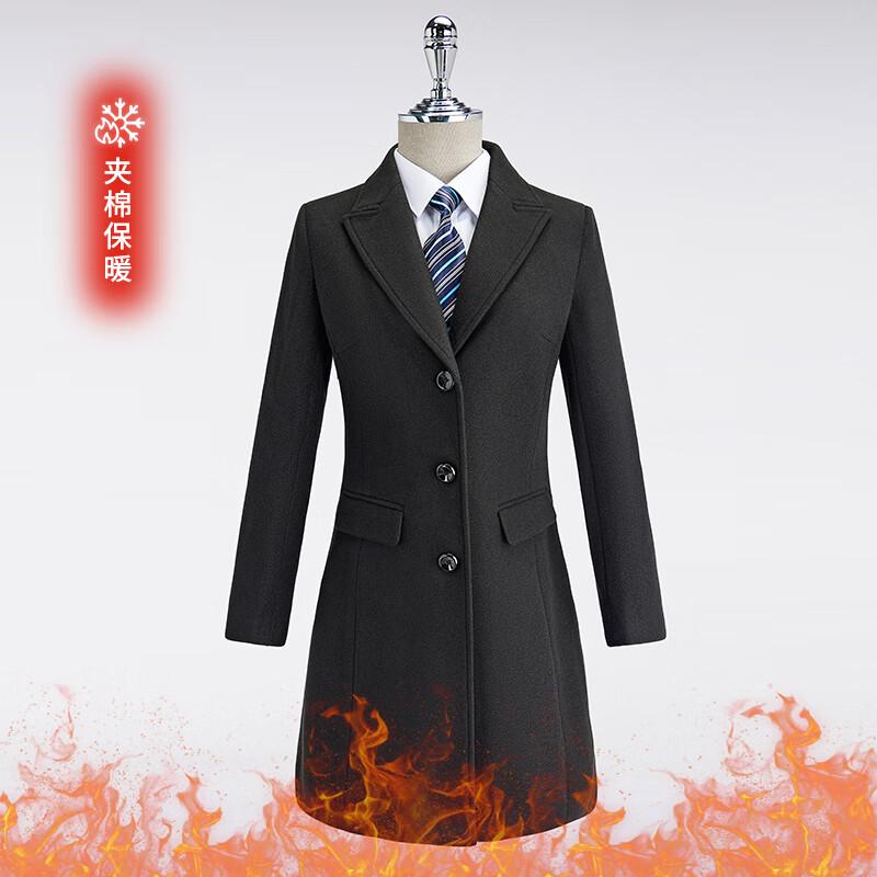 Treaman Women's Elegant Mid-Length Padded Coat