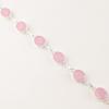 Rose Chalcedony Gemstone 925 Sterling Silver Jewelry Handmade Stylish Bracelet RB-5-9