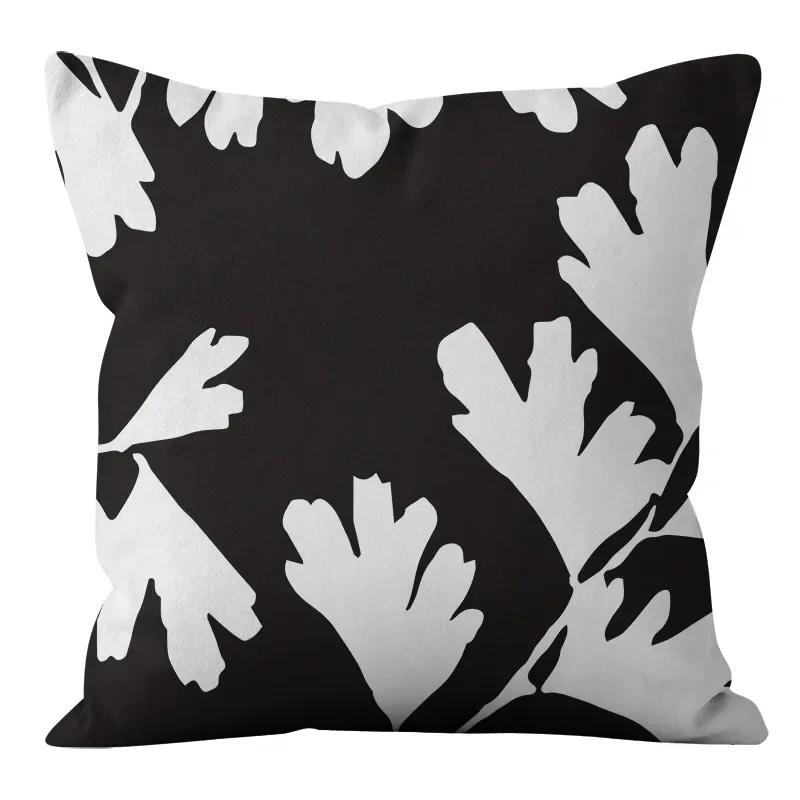 

Наволочка Подушка Креативное Абстрактное Искусство Полосатое Лицо Диван Декор Спальни Дом Автомобиль Мода 66x66cm светло-серый