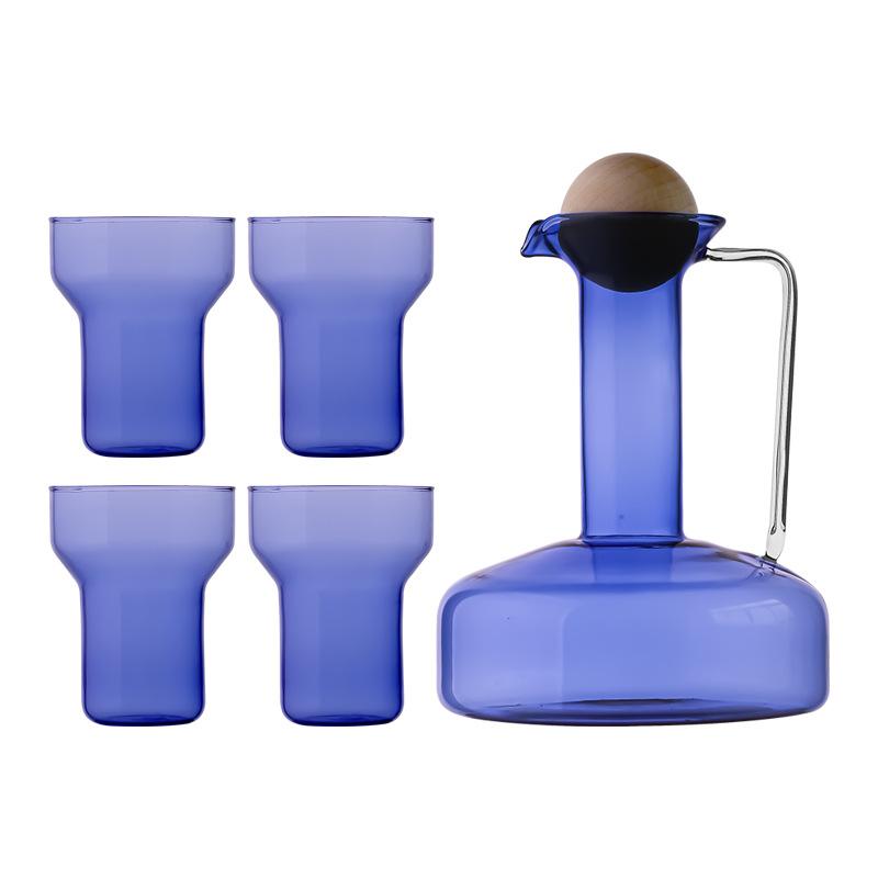 Heat Resistant GlassTeapot Glass Mug Cups Household Cold Water Bottles Large Capacity Juice Kettle Sobering Up Pot Drinkware
