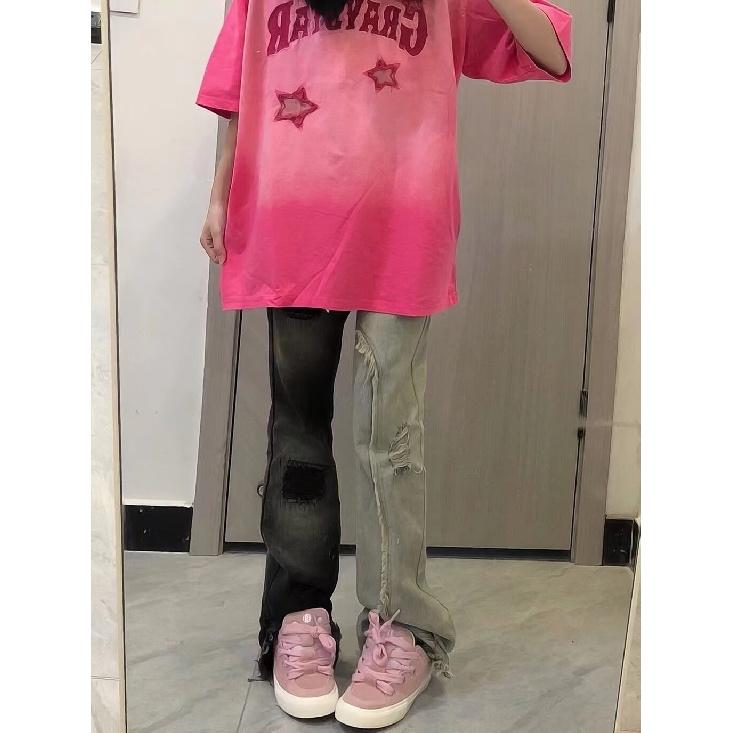 

Ретро джинсы мужские осенние новые стильные взрывные уличные хулиганские красивые повседневные брюки для подростков свободные прямые широкие мужские брюки 3XL синий