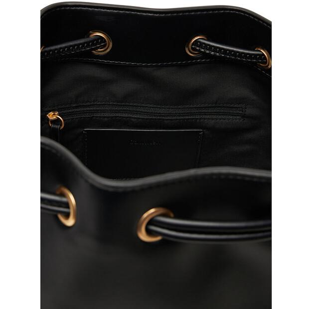 Handbag Calvin Klein Bold Ck Large Bucket Bag LV04F3232G Black