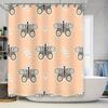 Stylish Bathroom Shower Curtain with Cute Butterfly Pattern for Home Decor Various Colors Available