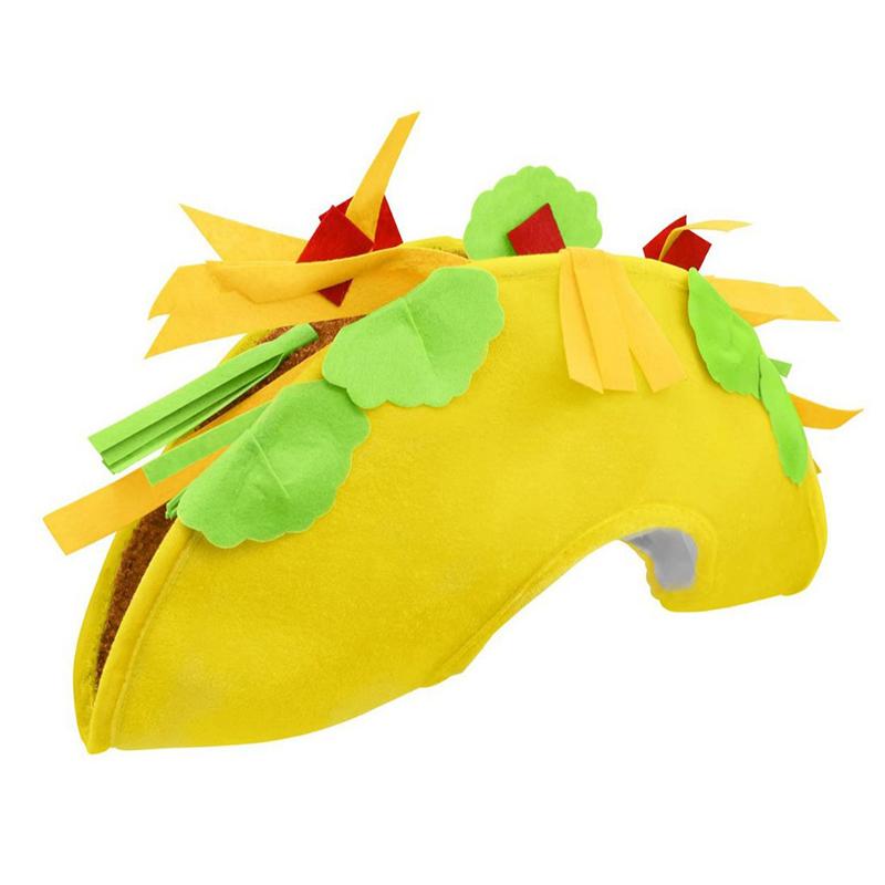 

Мини Мексиканская Повязка на Голову Тако Шляпы Картофель Фри Мужчины Фетровая Шляпа Тако Для Взрослых Фаст-Фуд Костюм на Хэллоуин Реквизит Унисекс Женщины