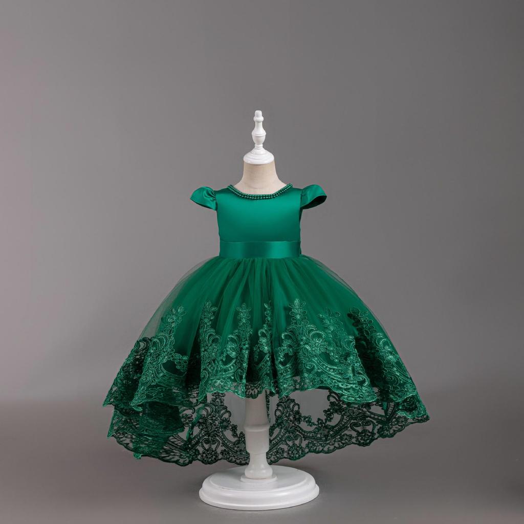 Girls' Performance Lace Tulle Skirt - Birthday Party Outfit for Ages 1+