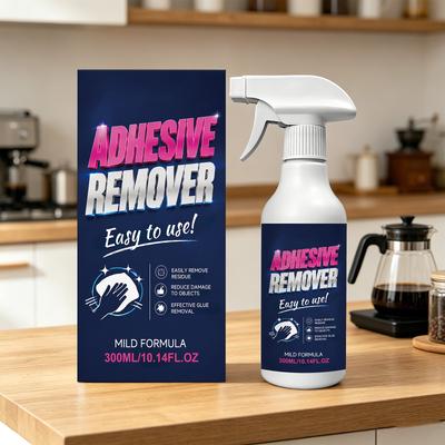 Adhesive Remover Spray Easy To Use Mild Formula for Removing Glue Residue and Sticky Residue from Surfaces 300ML 10 14FL OZ