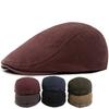 Men Washed Vintage Beret Fashion Front Back Wear Man Cap Spring Autumn Women's Flat Hat Retro Casual Newsboy Cap Unisex