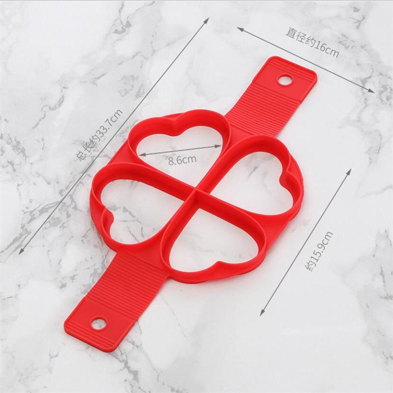 Pancake Egg Making Tools Non-stick Pan Cooking Heart Plum Egg Mold Kitchen Baking Accessories