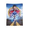 Shadow The Hedgehog Blankets Fleece Print   Multifunction Lightweight Throw Blanket for Sofa Outdoor Bedspreads