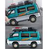 1/24 Scale Mitsubishi Delica Camping Van MPV Toy Car Model Diecast Vehicle Miniature Pull Back Sound & Light Collection Gift for Kid