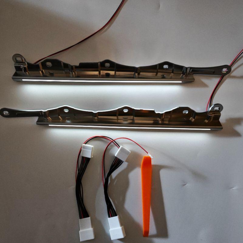 Ambient Light Decorative Light LED Car 2  rear Door Light For Toyota Camry XV80 9th 2024 2025 white light white  rear Door