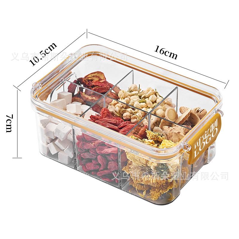 Transparent Plastic Food-Grade Storage Jar for Candy, Tea, Grains, and Cereal