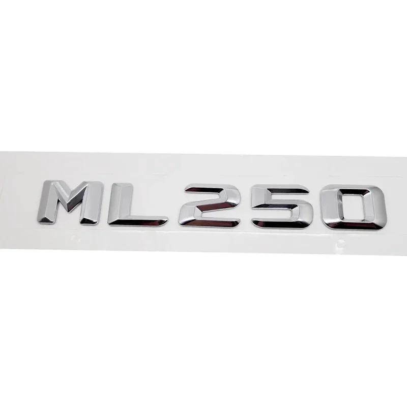 3D Metal ABS Car Trunk Sticker Letter Badge for Mercedes Benz Old Style ML55 ML63 ML250 ML300 ML320 ML350 ML400 ML430 Emblem ee05