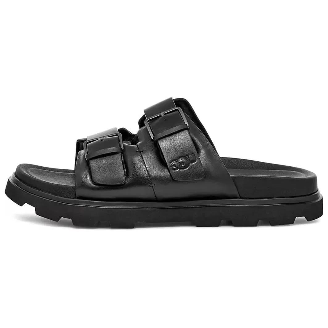 UGG Capitola Buckle Slide Sandal Black Men s 1153102-BLACK EU 40