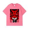275 GSM Washed T-shirts 100% Cotton Bleach V7 Zaraki Print Unisex Heavy Cotton T Shirt
