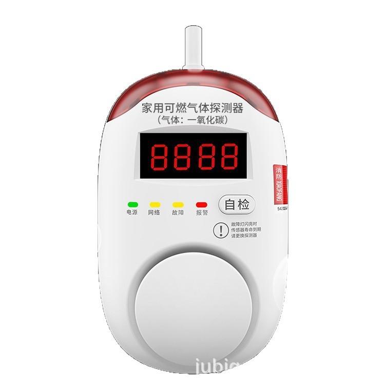 Battery-Powered Indoor Carbon Monoxide and Gas Detector