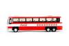 Tiny City Scale 96A3 Diecast Model 1/110 Single-Deck Coca-Cola Bus, Car, Red/White