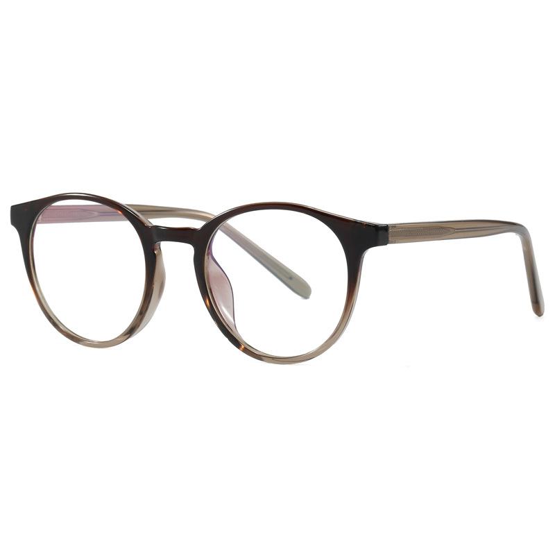 

Casual Flat Round Glasses Casual Women Eyewear Retro Ultra-light Eyeglasses Round TR90 Female Fashion Transparent Frame Glasses черный коричневый