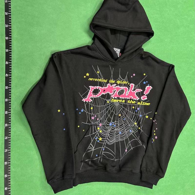 Sp5der Hoodie: Young Thug Spinnennetz-Stil Hip-Hop Sweatshirt-Set