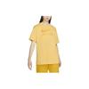 Air Women's Logo Letter Print Crewneck T-Shirt Yellow DX7919-795