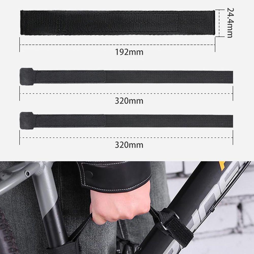 Road bike climbing stairs power portable nylon lace-up Bicycle labor saving portable lace-up MTB mountain bike riding equipment