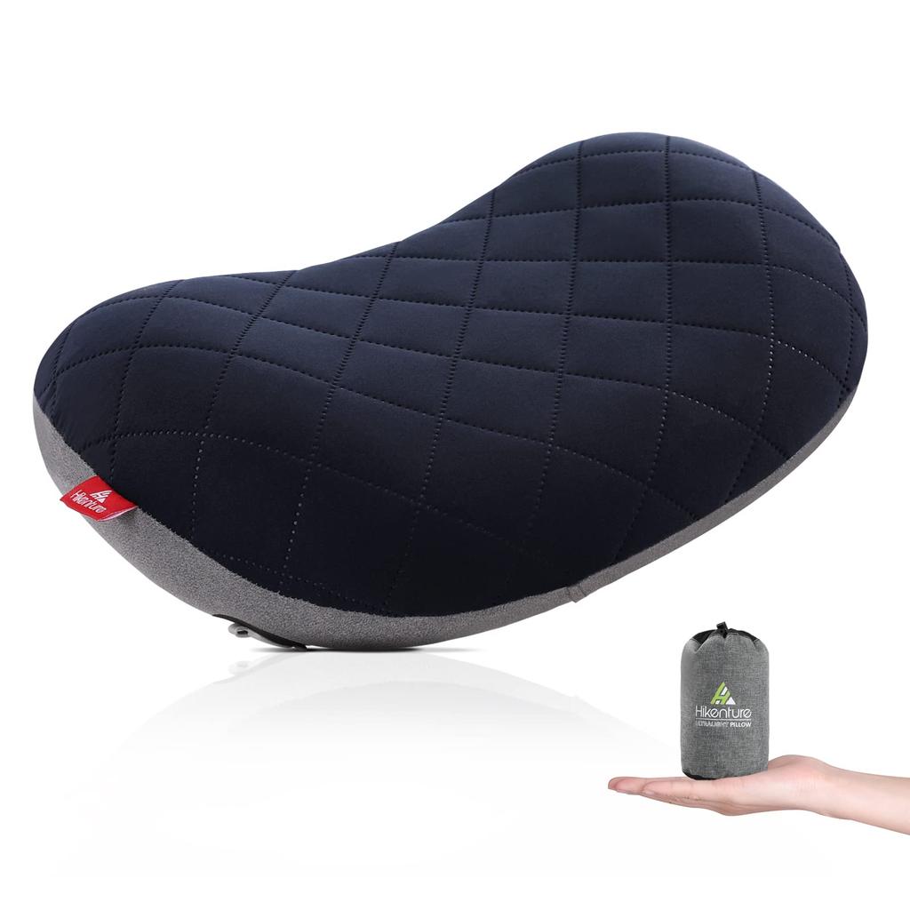 Hikenture Camping Compact Cotton Camping Air Outdoor Camping Air Air Air Portable Storage Bag Sleeping in the Touring Pillow, Lightweight, [140g/Palm