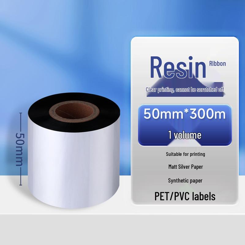 Scratch-Resistant Full Resin Thermal Transfer Barcode Label Ribbon Roll