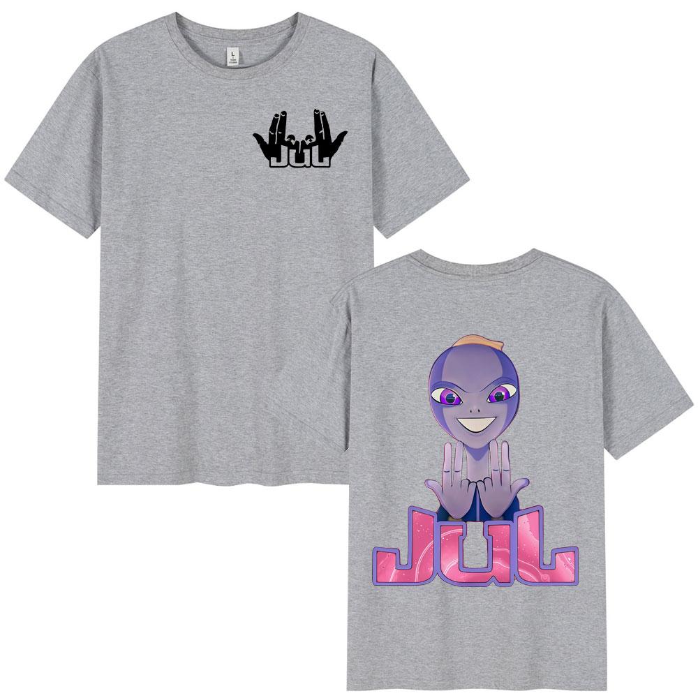 Rapper Jul Graphic T Shirt Men Women Clothing Fashion Hip Hop Vintage T-shirt Casual Cotton Cozy Short Sleeve Oversized T-shirts