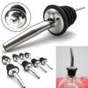 1/3/5pcs Stainless Steel Wine Pour Wine Bar Cocktail Shaker Fancy Shaker Mouth Wine Bottle Stopper Drain Bottle Stopper