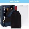 Wine Cooling Holder Ice Bag Jelly Picnic Beverage Soft Drink Rack Bar Tools Nylon Wine Cooler Sleeve For Beer Champagne Bucket