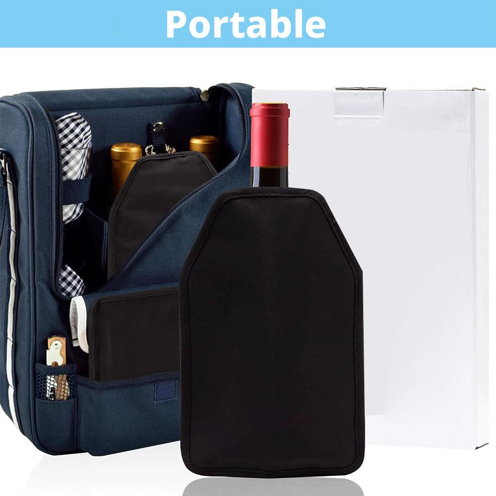 Wine Cooling Holder Ice Bag Jelly Picnic Beverage Soft Drink Rack Bar Tools Nylon Wine Cooler Sleeve For Beer Champagne Bucket