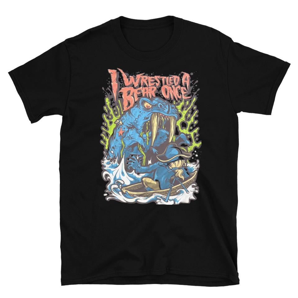 IWRESTLEDABEAR wbr/ ONCE Band Cotton All Size Unisex Black T-Shirt  VN1688 Unisex T-Shirt XXXXL