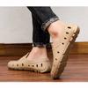Men's Sandals Summer Comfortable Men Loafers Non Slip Driving Shoes Casual Beach Shoes Eva Slippers Man Shoes