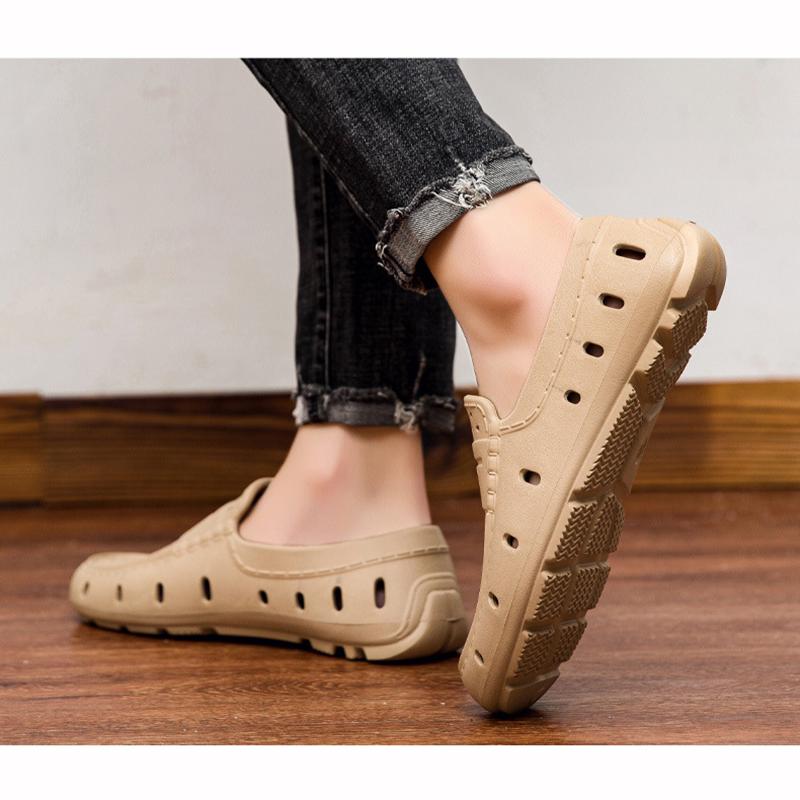 Men's Sandals Summer Comfortable Men Loafers Non Slip Driving Shoes Casual Beach Shoes Eva Slippers Man Shoes