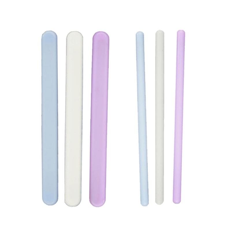 3pcs Round Bar Silicone Stir Sticks Stirring Rods Silicone Epoxy for Resin EpoxyMaking DIY Crafts for Facial Mask Mixing