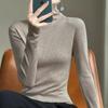 Women's Slim Fit High Neck Wool Base Layer Sweater - Autumn/Winter Collection