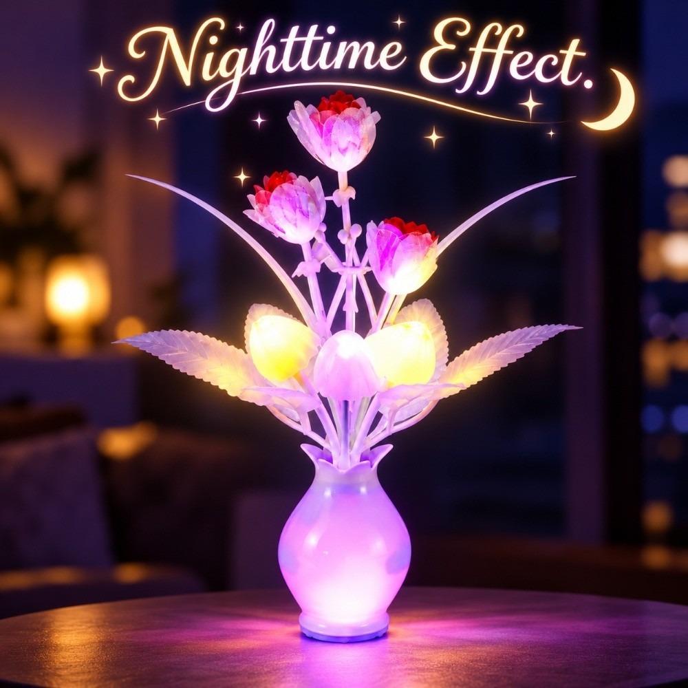 Light Sensor Night Light Plug-in Bedside Night Lamp New LED Mushroom Night Light Bedroom