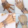 Bohemian Bell Bracelet Flower Hand Chain Fashion Vintage Bracelet  Festival