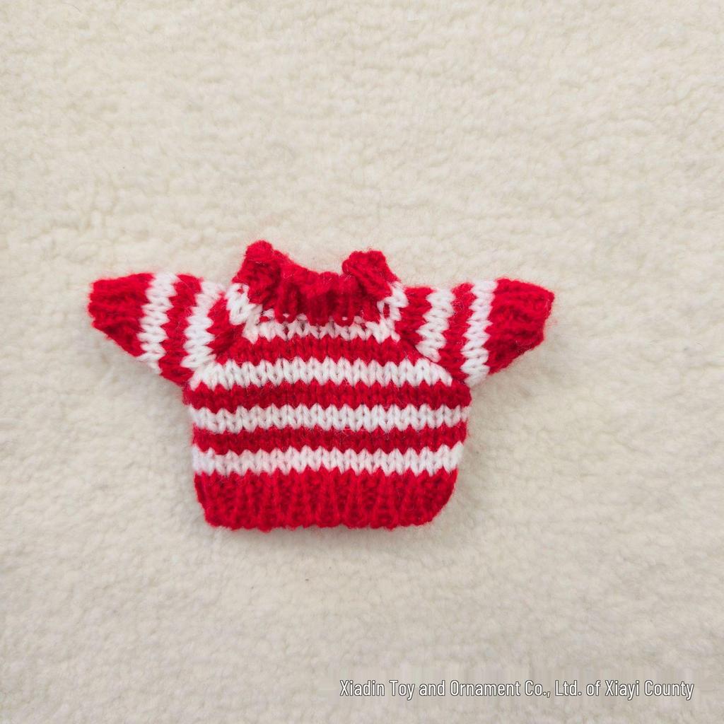 10cm West Highland Hund Baby Docka Bomull Ersättning Tröja