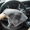 CQT1 For Mercedes Benz Logo Car Cleaning Brush Center Console Clean Tool Wash Microfiber Drying Towel Auto Accessories